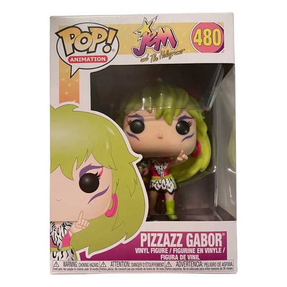 VAULTED Funko Pop - Jem and the Holograms , Pizzazz Gabor #480 - Picture 2 of 7